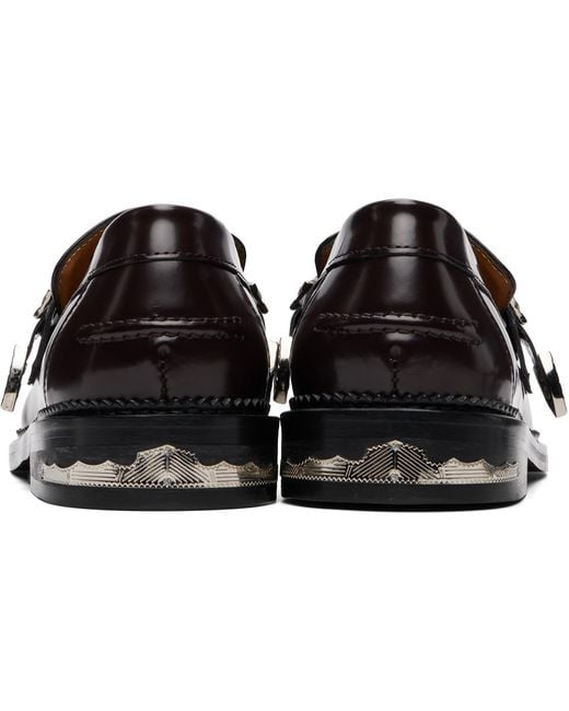 Toga Virilis Black Ssense Exclusive Polido Loafers for men