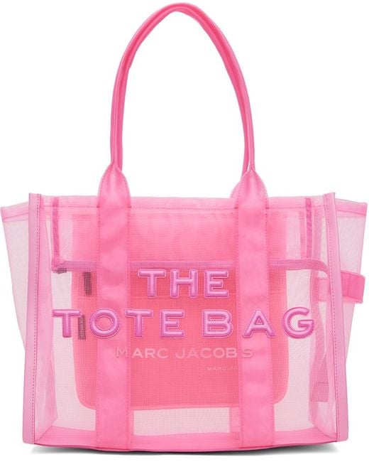 Marc Jacobs Pink 'the Mesh Large Tote Bag' Tote