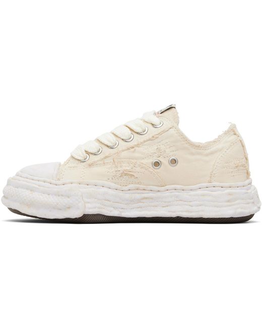 Maison Mihara Yasuhiro Off- 'Peterson23' Og Sole Ripped Overdye Canvas ...