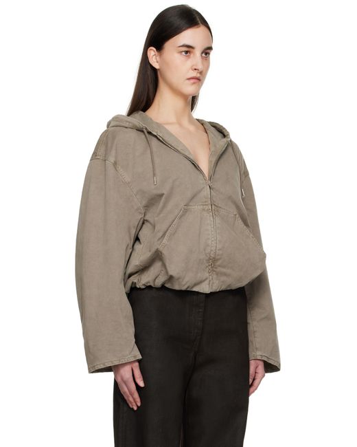 Acne グレー Heavy Twill ボンバージャケット Multicolor