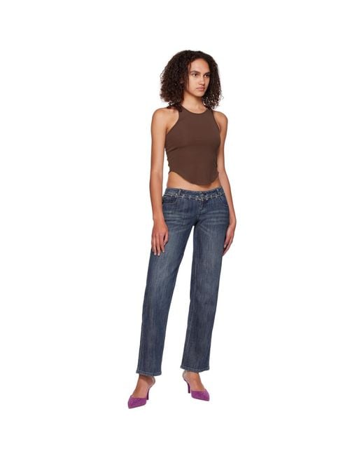 Miaou Black Brown Hannah Jewett Edition Bobbi Tank Top