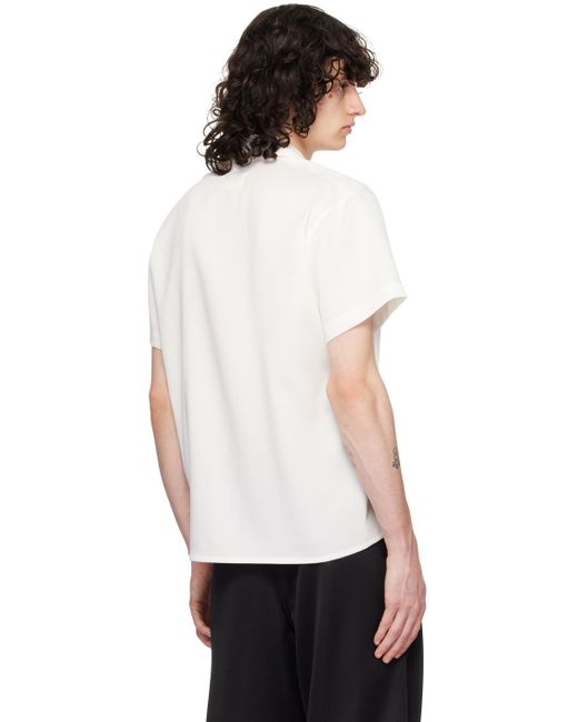Second/Layer White Avenue Shirt for men