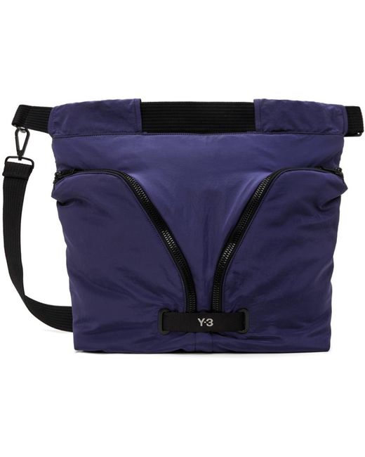 Y-3 Blue Utility Tote for men