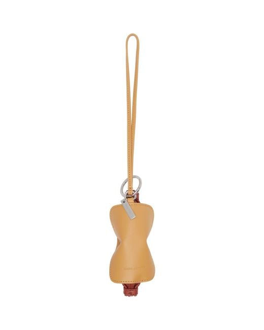 Marc Jacobs Metallic Hot Dog Bag Charm