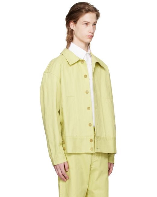 Blouson 'knolly brook' vert Bode pour homme en coloris Yellow