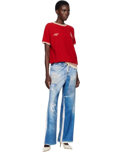 【関税込み】Andersson Bell レッド Football 半袖トップス ANDERSSON BELL レッド Football 半袖トップス レッド | Lyst