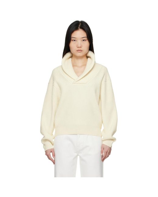 THE GARMENT White Off- Como Crew Sweater