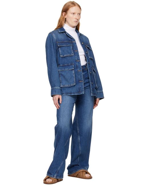 Anine Bing Blue Briley Jeans