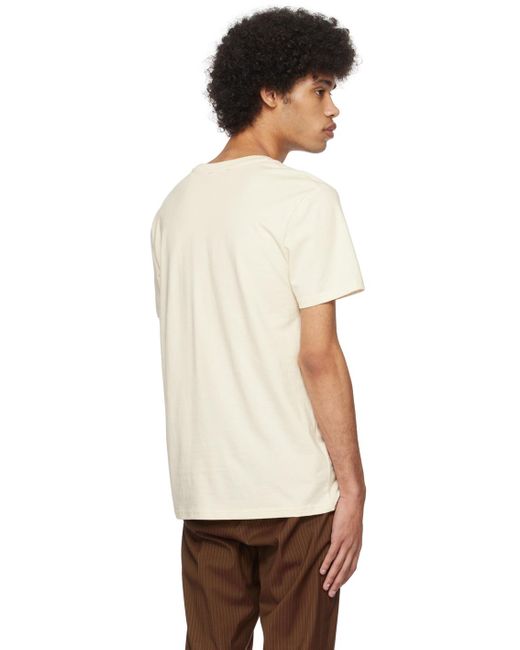 T-shirt blanc cassé à image Egonlab pour homme en coloris Black