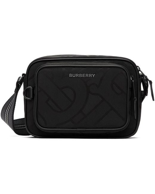 Burberry Monogram Messenger Bag in Black for Men | Lyst UK