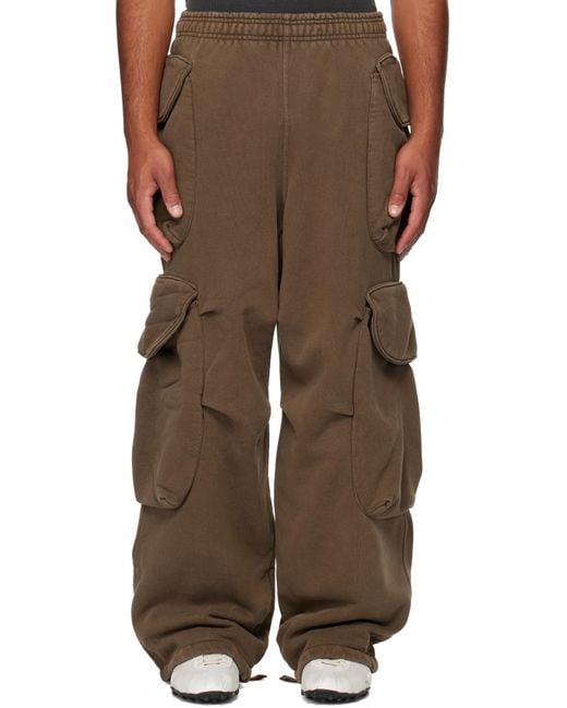 Entire studios Brown Heavy Gocar Cargo Pants for men