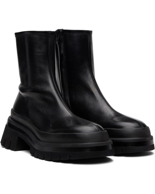 Khaite Black Fallon Boots