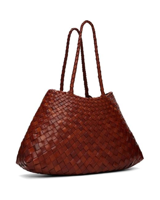 Dragon Diffusion Brown Santa Croce Big Tote