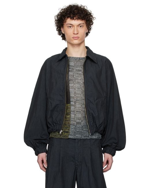 【関税込み】Eckhaus Latta ネイビー フライトジャケット メンズ Eckhaus Latta ネイビー フライトジャケット ブラック | Lyst