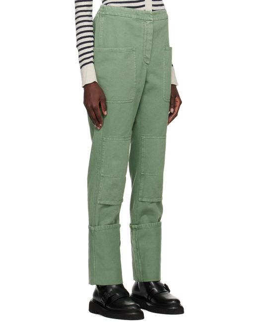 Max Mara Green Facella Trousers