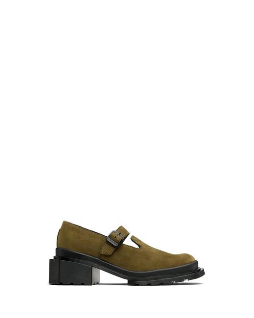 Dr. Martens Green Khaki Maybole Mary Jane Loafers