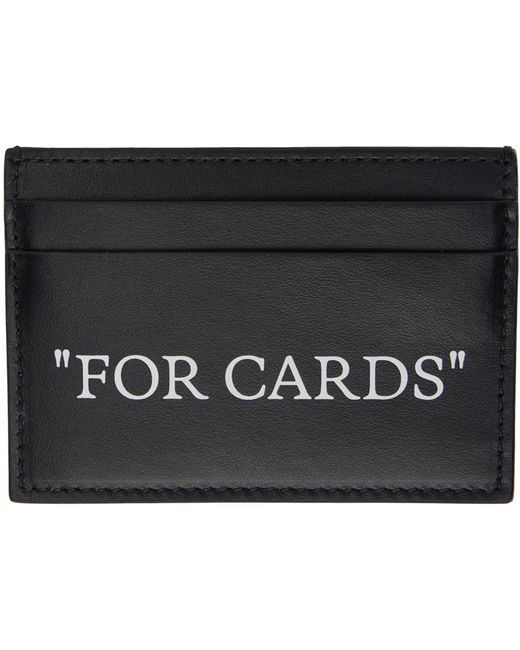 Off- porte-cartes noir à logo Off-White c/o Virgil Abloh en coloris Noir |  Lyst