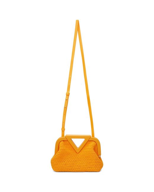 Bottega Veneta Multicolor Orange Point Top Handle Bag