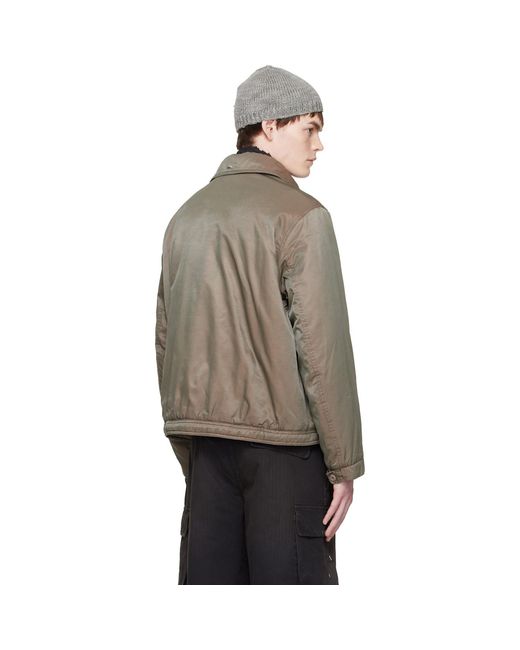 Our Legacy Black Khaki Auto Jacket for men