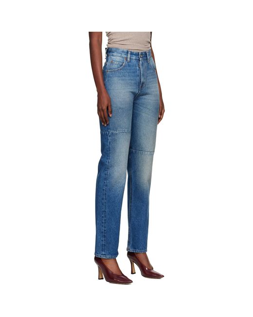 MM6 by Maison Margiela Blue Tapered Jeans