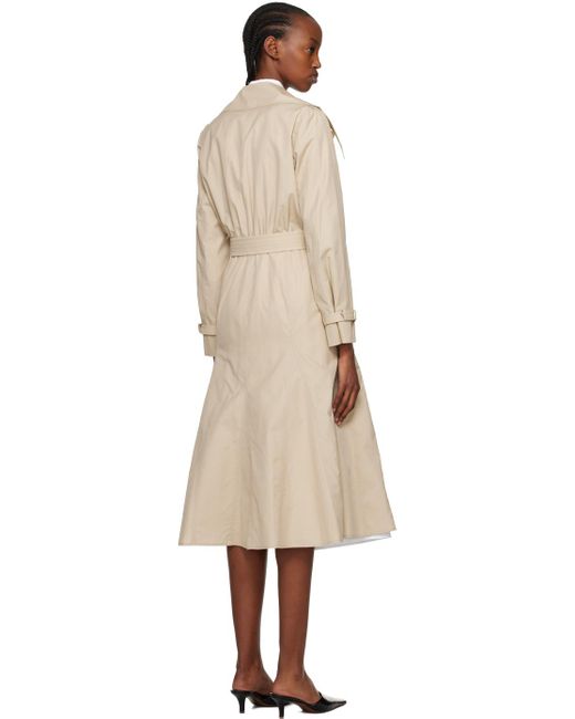 Max Mara Black Beige Fronda Trench Coat