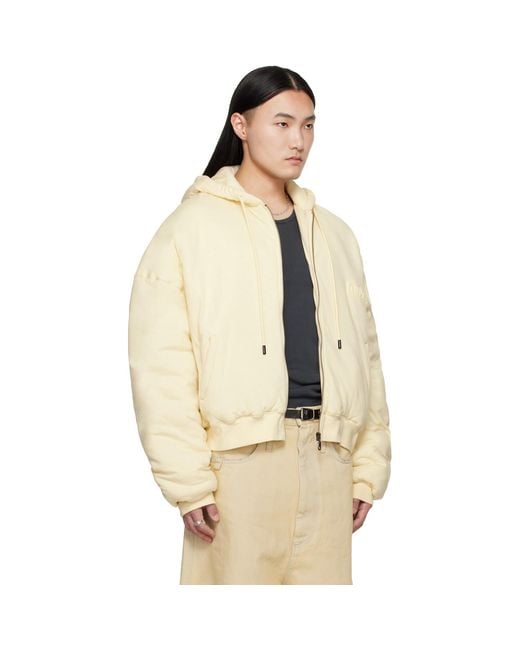 Lu'u Dan Natural Off- Wadded Hoodie for men