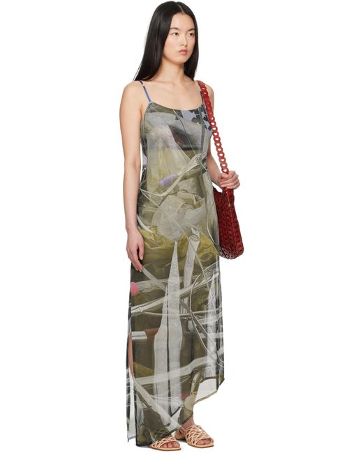 Robe Longue À Enfiler Multicolore En Filet À Image De Parc À Ferraille Serapis en coloris Black