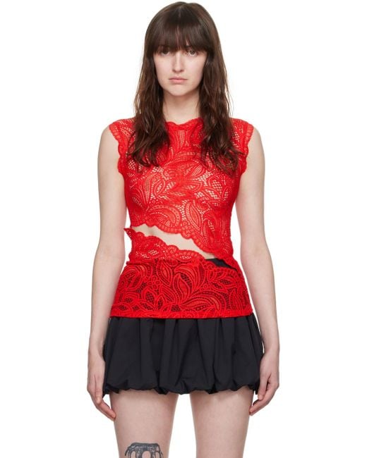 Beaufille Red Silva Blouse