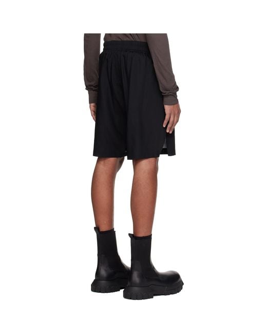 Rick Owens Black Temple Boxer Shorts for men