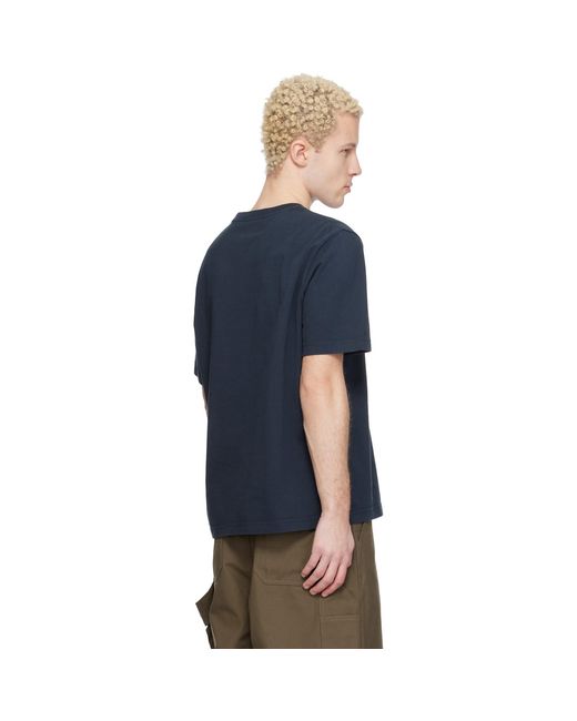 Maison Kitsuné Blue Fox Head Comfort T-Shirt for men