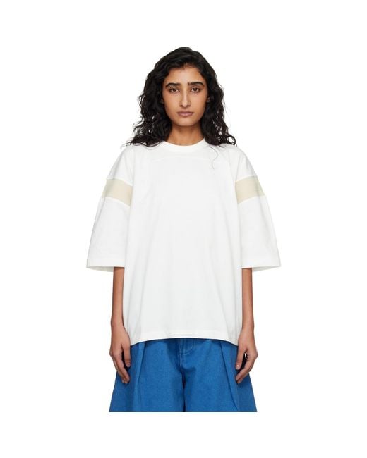 YMC White Off- Skate T-Shirt