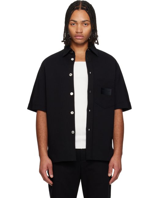 Chemise Noire À Écusson À Logo Givenchy pour homme en coloris Black