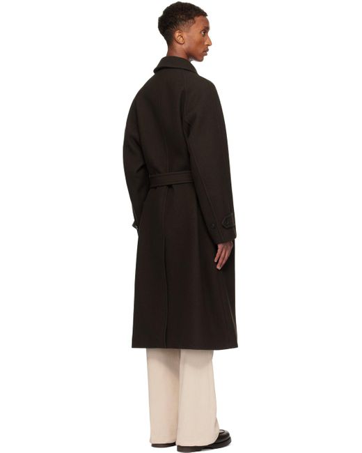 YLÈVE Wool Melton Coat in Black for Men | Lyst YLÈVE Wool Melton Coat in Black for Men | Lyst