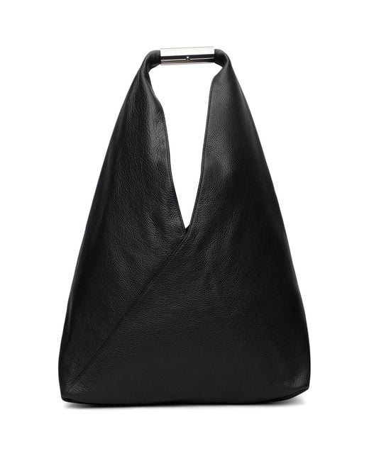 MM6 by Maison Margiela Black Jewel Handle Classic Tote for men