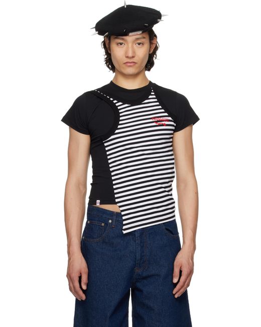 メンズ Charles Jeffrey ブラック 'Baby Muscle' Tシャツ Black