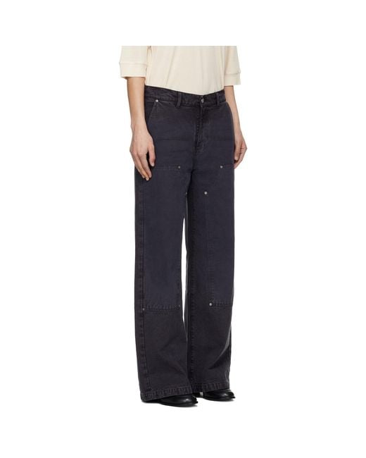 mfpen Blue Double Knee Jeans