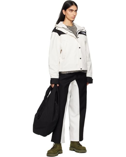 The North Face White Off- & Mountain Mono Short Jacket