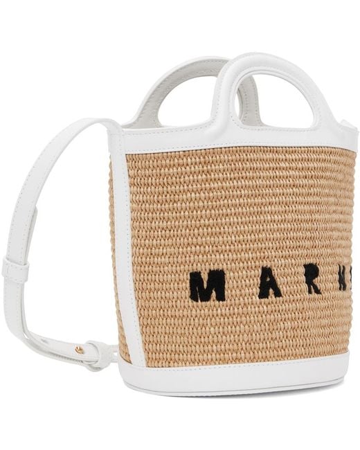 Marni Metallic Mini Tropicalia Bucket Bag