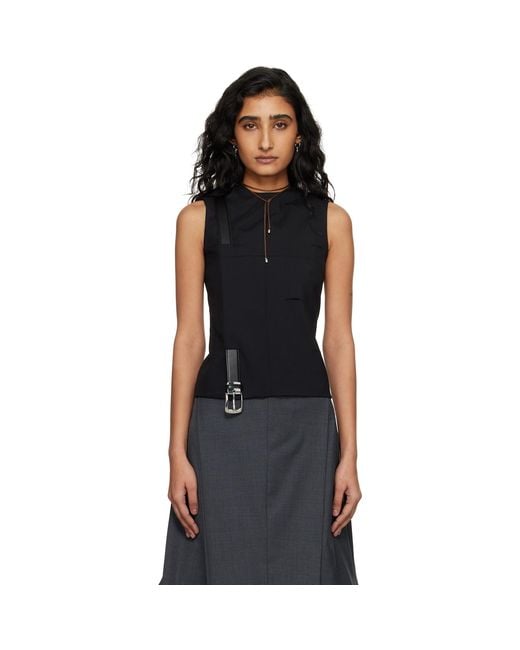 HODAKOVA Black Holy Top