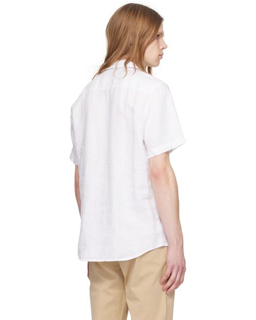 HUGO White Relaxed-fit Shirt for men