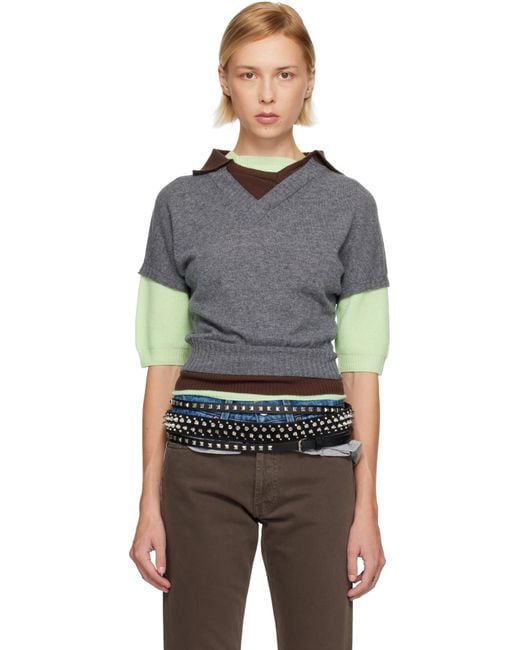 August Barron Black Triple Sweater