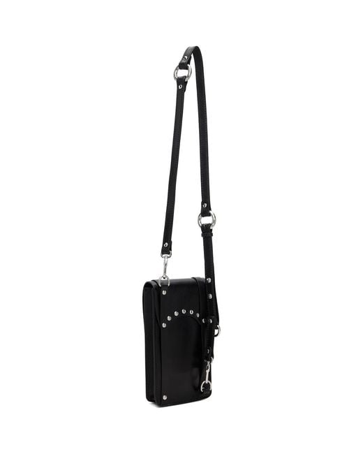 Vivienne Westwood Black Max Mini Crossbody Bag for men