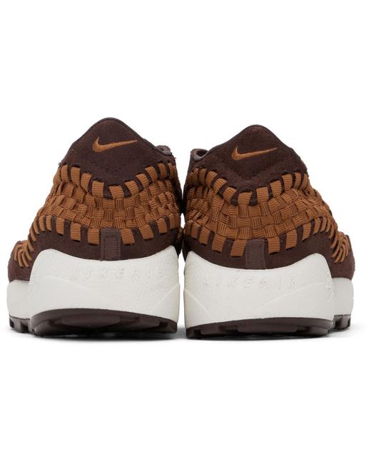Nike Black Brown Air Footscape Woven Sneakers for men