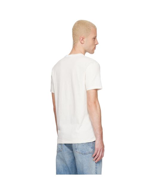 Polo Ralph Lauren White Classic Fit Polo Bear Jersey T-Shirt for men