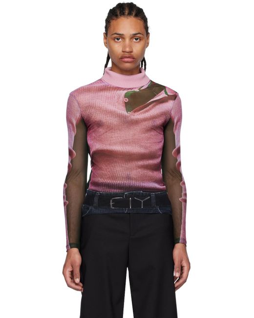 Y. Project Red Jean Paul Gaultier Edition Turtleneck for men
