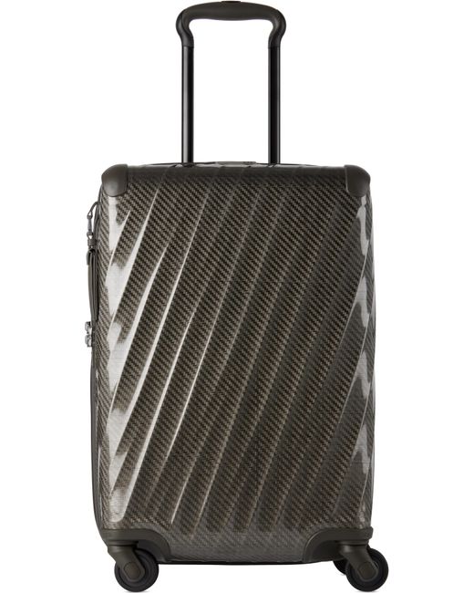 Tumi Black International 4 Wheeled Carry-On Suitcase for men