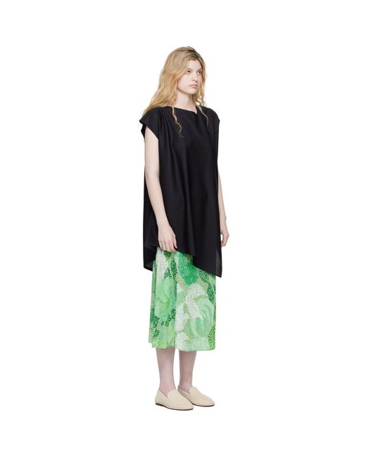 Pleats Please Issey Miyake Green A-Poc Sea Glass Top