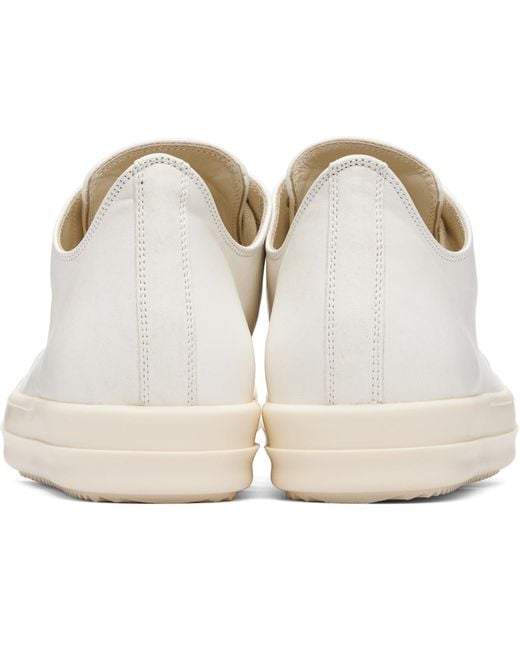 Rick Owens White Off- Tower Low Sneaks Sneakers for men