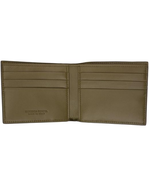Bottega Veneta Black Navy Cassette Bi-fold Wallet for men