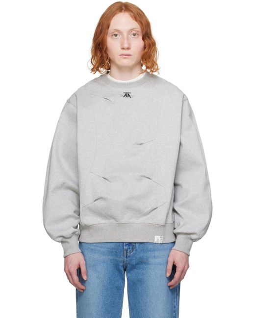 Adererror Nolc Sweatshirt in Grey for Men | Lyst UK
